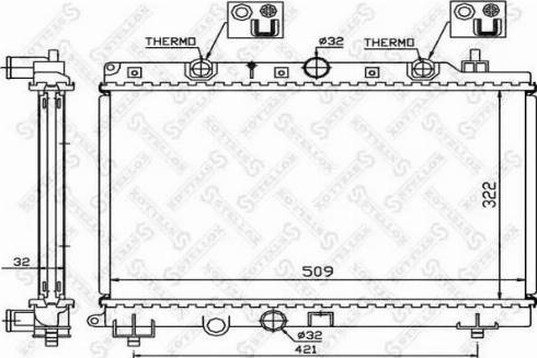 Stellox 10-26279-SX - Radiators, Motora dzesēšanas sistēma ps1.lv