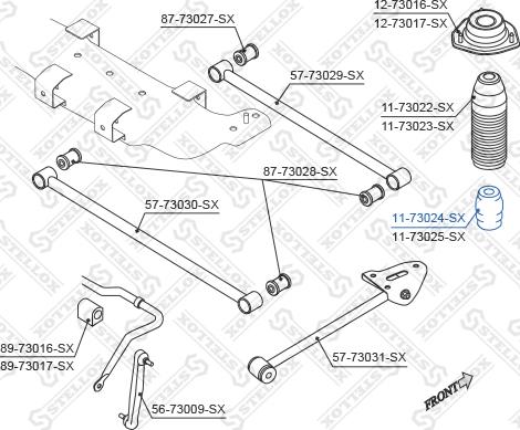 Stellox 11-73024-SX - Gājiena ierobežotājs, Atsperojums ps1.lv