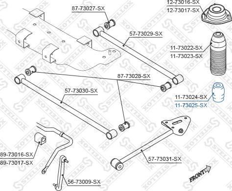 Stellox 11-73025-SX - Gājiena ierobežotājs, Atsperojums ps1.lv