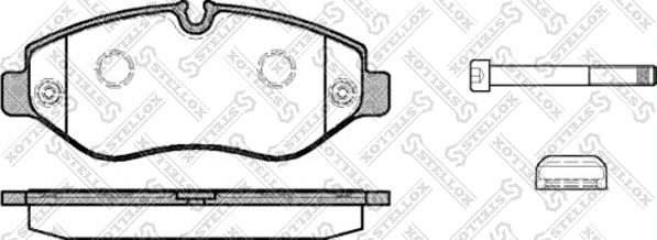 Stellox 1256 000-SX - Bremžu uzliku kompl., Disku bremzes ps1.lv