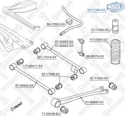 Stellox 12-17368-SX - Amortizatora statnes balsts ps1.lv