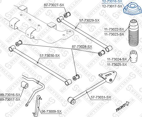 Stellox 12-73016-SX - Amortizatora statnes balsts ps1.lv