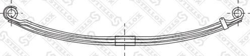 Stellox 84-55693-SX - Lāgu atsperes lokšņu komplekts ps1.lv