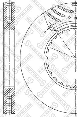 Stellox 85-00896-SX - Bremžu diski ps1.lv