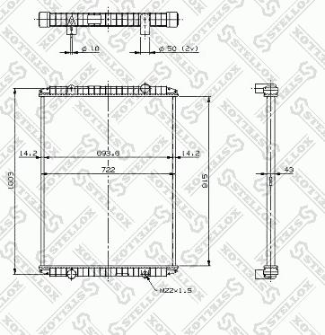 Stellox 81-03310-SX - Radiators, Motora dzesēšanas sistēma ps1.lv