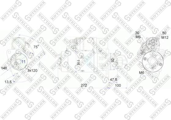 Stellox 88-02030-SX - Starteris ps1.lv