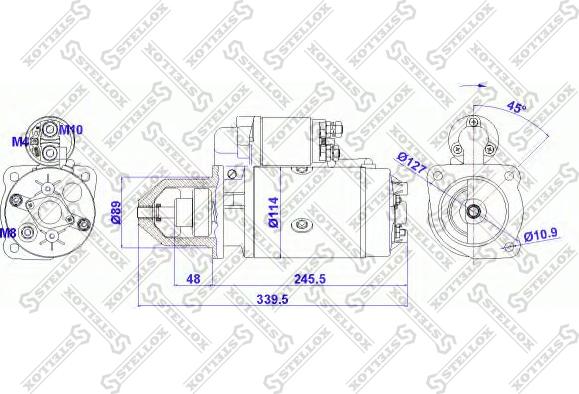 Stellox 88-02027-SX - Starteris ps1.lv