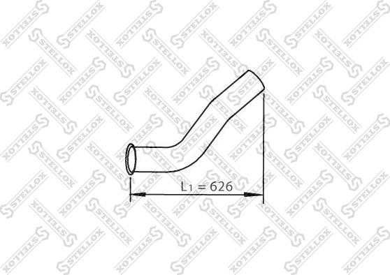 Stellox 82-03790-SX - Izplūdes caurule ps1.lv