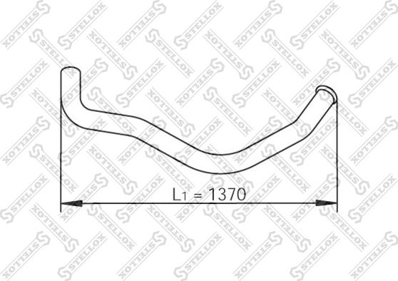 Stellox 82-03719-SX - Izplūdes caurule ps1.lv