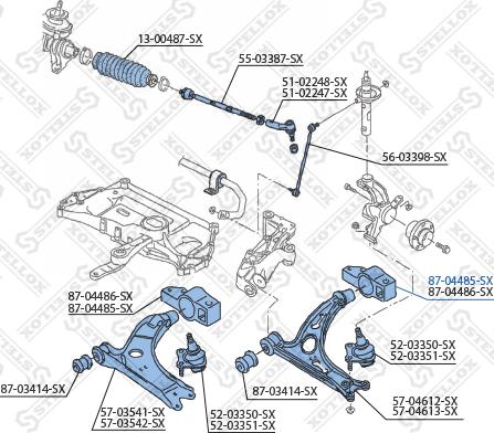 Stellox 87-04485-SX - Piekare, Šķērssvira ps1.lv