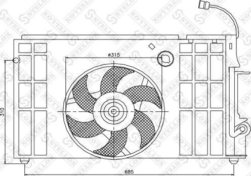 Stellox 29-99404-SX - Ventilators, Motora dzesēšanas sistēma ps1.lv