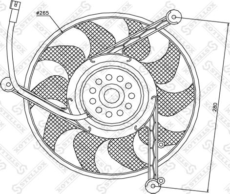 Stellox 29-99008-SX - Ventilators, Motora dzesēšanas sistēma ps1.lv