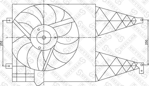 Stellox 29-99011-SX - Ventilators, Motora dzesēšanas sistēma ps1.lv