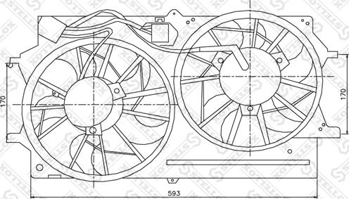 Stellox 29-99359-SX - Ventilators, Motora dzesēšanas sistēma ps1.lv