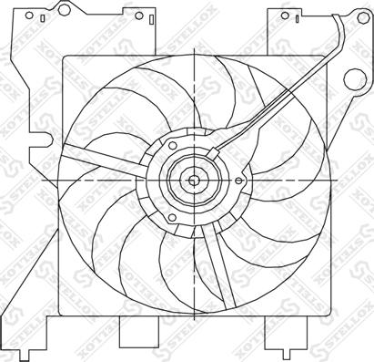 Stellox 29-99350-SX - Ventilators, Motora dzesēšanas sistēma ps1.lv