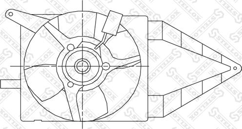 Stellox 29-99246-SX - Ventilators, Motora dzesēšanas sistēma ps1.lv