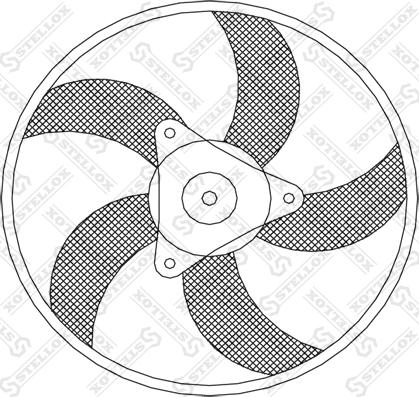 Stellox 29-99260-SX - Ventilators, Motora dzesēšanas sistēma ps1.lv