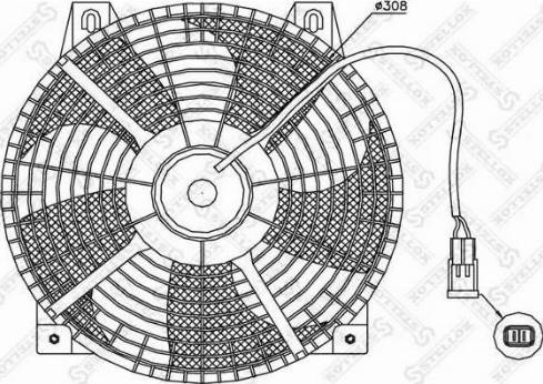 Stellox 29-99216-SX - Ventilators, Motora dzesēšanas sistēma ps1.lv