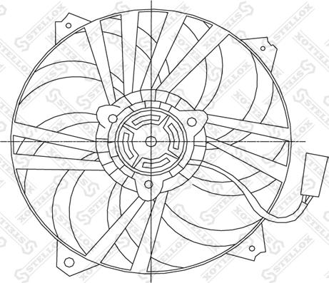 Stellox 29-99278-SX - Ventilators, Motora dzesēšanas sistēma ps1.lv