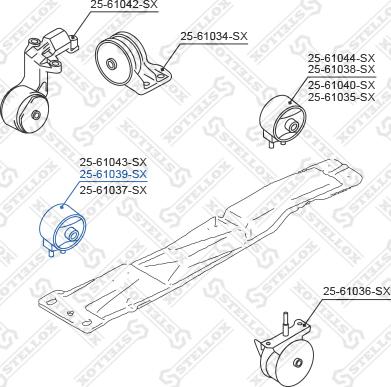 Stellox 25-61039-SX - Piekare, Dzinējs ps1.lv