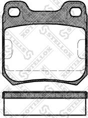 Stellox 250 040-SX - Bremžu uzliku kompl., Disku bremzes ps1.lv