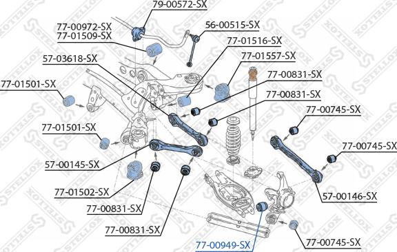 Stellox 77-00949-SX - Piekare, Šķērssvira ps1.lv