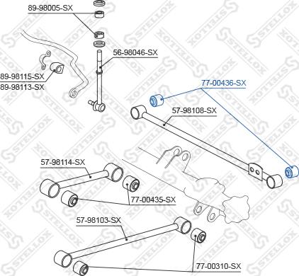 Stellox 77-00436-SX - Piekare, Šķērssvira ps1.lv