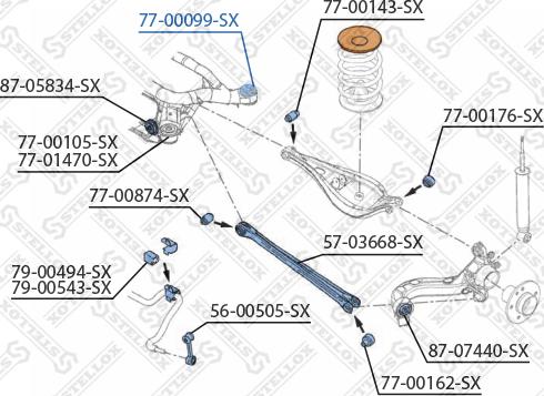 Stellox 77-00099-SX - Piekare, Šķērssvira ps1.lv