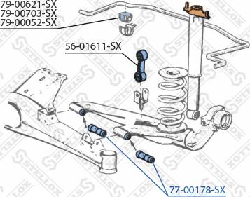 Stellox 77-00178-SX - Piekare, Šķērssvira ps1.lv