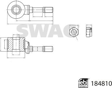 Swag 33 10 9580 - Stiepnis / Atsaite, Stabilizators ps1.lv