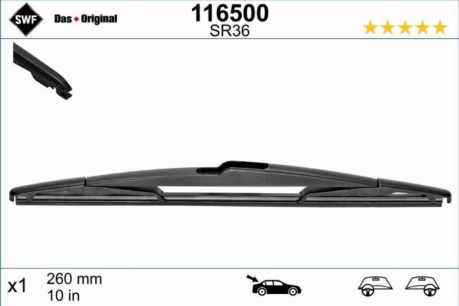 SWF 116500 - Stikla tīrītāja slotiņa ps1.lv