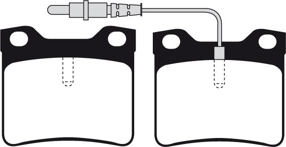 BENDIX 571398 - Bremžu uzliku kompl., Disku bremzes ps1.lv