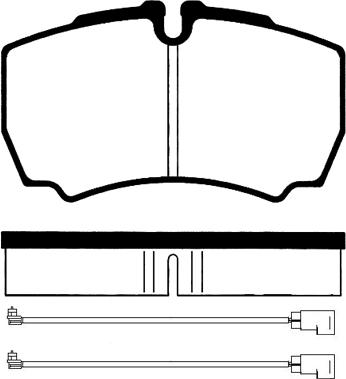 BENDIX 573527B - Bremžu uzliku kompl., Disku bremzes ps1.lv