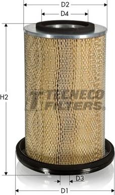 Tecneco Filters AR550-I - Gaisa filtrs ps1.lv