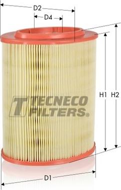 Tecneco Filters AR223-OV - Gaisa filtrs ps1.lv