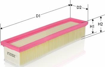 Tecneco Filters AR9942PM-S - Gaisa filtrs ps1.lv