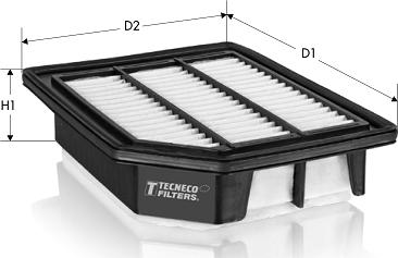 Tecneco Filters AR1633PMJ - Gaisa filtrs ps1.lv