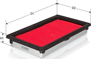 Tecneco Filters AR1675PM - Gaisa filtrs ps1.lv