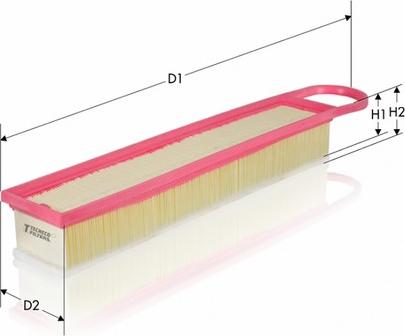 Tecneco Filters AR10418PM-S - Gaisa filtrs ps1.lv