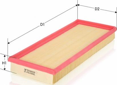 Tecneco Filters AR107PM - Gaisa filtrs ps1.lv