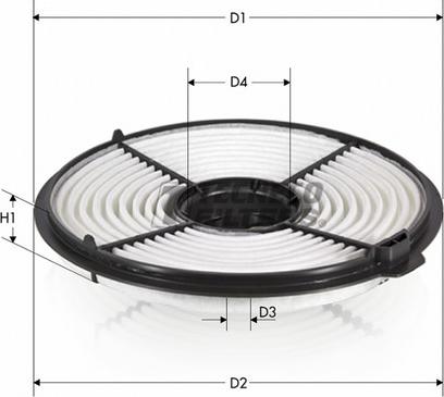 Tecneco Filters AR105-J - Gaisa filtrs ps1.lv