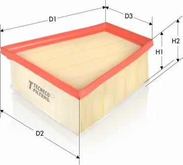 Tecneco Filters AR475PM-S - Gaisa filtrs ps1.lv