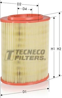 Tecneco Filters AR338-OV - Gaisa filtrs ps1.lv