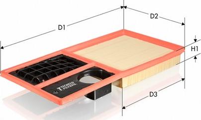 Tecneco Filters AR1001PM - Gaisa filtrs ps1.lv