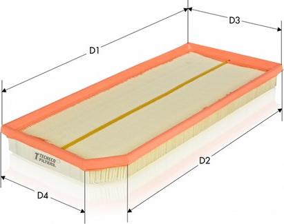 Tecneco Filters AR9636PM - Gaisa filtrs ps1.lv