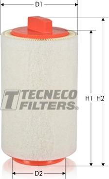 Tecneco Filters AR1287-S - Gaisa filtrs ps1.lv