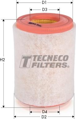 Tecneco Filters AR2074-S - Gaisa filtrs ps1.lv