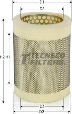 Tecneco Filters AR879S - Gaisa filtrs ps1.lv