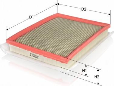 Tecneco Filters AR288/1PM-S - Gaisa filtrs ps1.lv