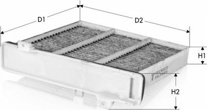 Tecneco Filters CK2230-C - Filtrs, Salona telpas gaiss ps1.lv